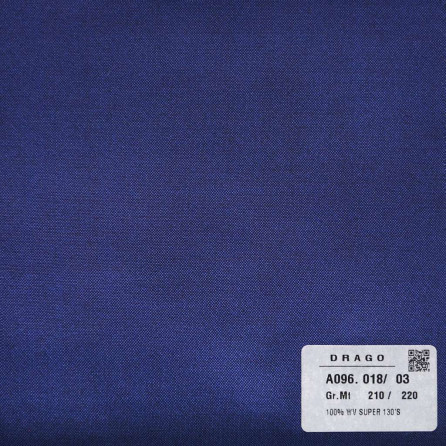 A096.018/03 Drago - Vải Suit - xanh dương trơn